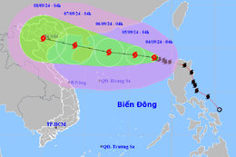 Bão số 3 là một trong những cơn bão mạnh nhất năm 2024