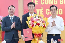 Ông Tô Thái Hòa được bổ nhiệm giữ chức Phó Giám đốc Sở Xây dựng Hà Tĩnh 