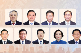 Lĩnh vực công tác của 9 Phó Thủ tướng