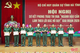 Vinh danh 20 điển hình thi đua “Ngành Hậu cần Quân đội làm theo lời Bác”