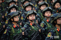 Đại tướng Phan Văn Giang kiểm tra tổng hợp luyện lực lượng diễu binh, diễu hành thực hiện nhiệm vụ A80 