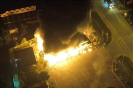 Hàng loạt trạm xăng ở Thái Lan bị đánh bom