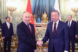 Tổng Bí thư Tô Lâm hội đàm với Tổng thống Nga Vladimir Putin