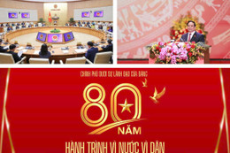 Chính phủ dưới sự lãnh đạo của Đảng - 80 năm hành trình vì nước, vì dân