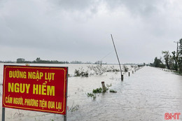 Điểm danh những địa bàn nguy cơ ngập sâu ở Hà Tĩnh