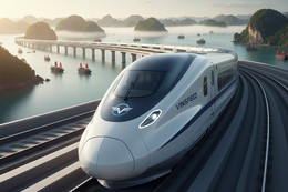 VinSpeed đề xuất vận hành thương mại đường sắt tốc độ cao Hà Nội - Quảng Ninh từ 2028