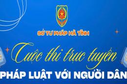 Tích cực hưởng ứng Cuộc thi trực tuyến “Pháp luật với người dân”
