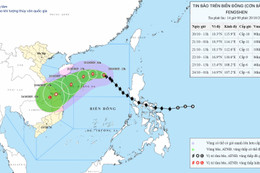 Bão số 12 cách Hoàng Sa khoảng 460km, khu vực Hà Tĩnh khả năng xảy ra đợt mưa lớn