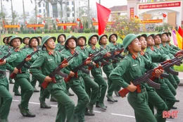 Xem chiến sĩ hợp luyện cho ngày ra quân huấn luyện năm 2026