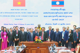 Hội nghị cấp cao Hà Tĩnh – Khăm Muồn: Thúc đẩy hợp tác, gắn kết phát triển