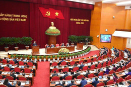 Thông cáo báo chí về ngày làm việc thứ nhất Hội nghị Trung ương 13