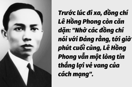 [Tổng Bí thư các thời kỳ] Đồng chí Lê Hồng Phong