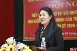 8 ứng cử viên đại biểu HĐND tỉnh tiếp xúc cử tri tại xã Thạch Khê