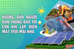 [Motion Graphics] Hướng dẫn người dân thông báo tới EVN khi lắp điện mặt trời mái nhà