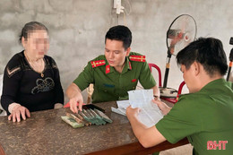 Công an xã ở Hà Tĩnh kịp thời ngăn chặn vụ lừa đảo 300 triệu đồng