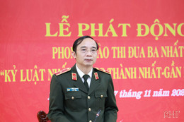 Công an Hà Tĩnh tự soi, tự sửa, vì bình yên và hạnh phúc của Nhân dân