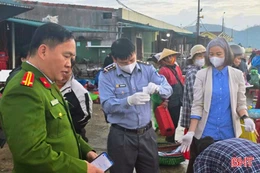 5 mẫu cá cháo "dính" formol tại các chợ Hà Tĩnh có nguồn gốc ngoại tỉnh