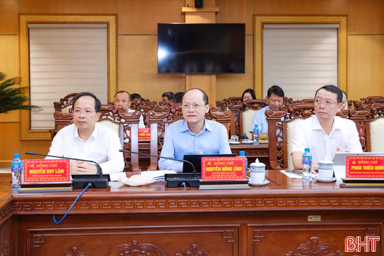 Thông qua dự thảo báo cáo kết quả giám sát đối với Ban Thường vụ Tỉnh ủy Hà Tĩnh