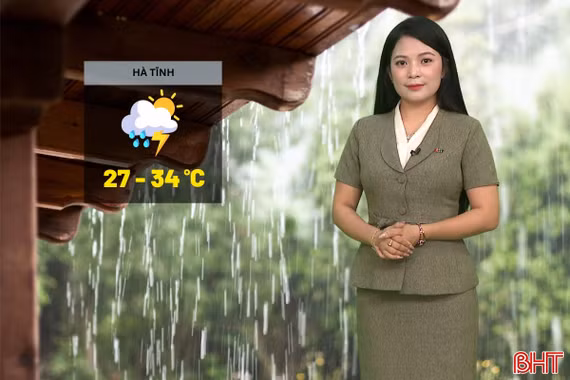 Dự báo thời tiết Hà Tĩnh ngày 7/7: Mưa rào và giông rải rác