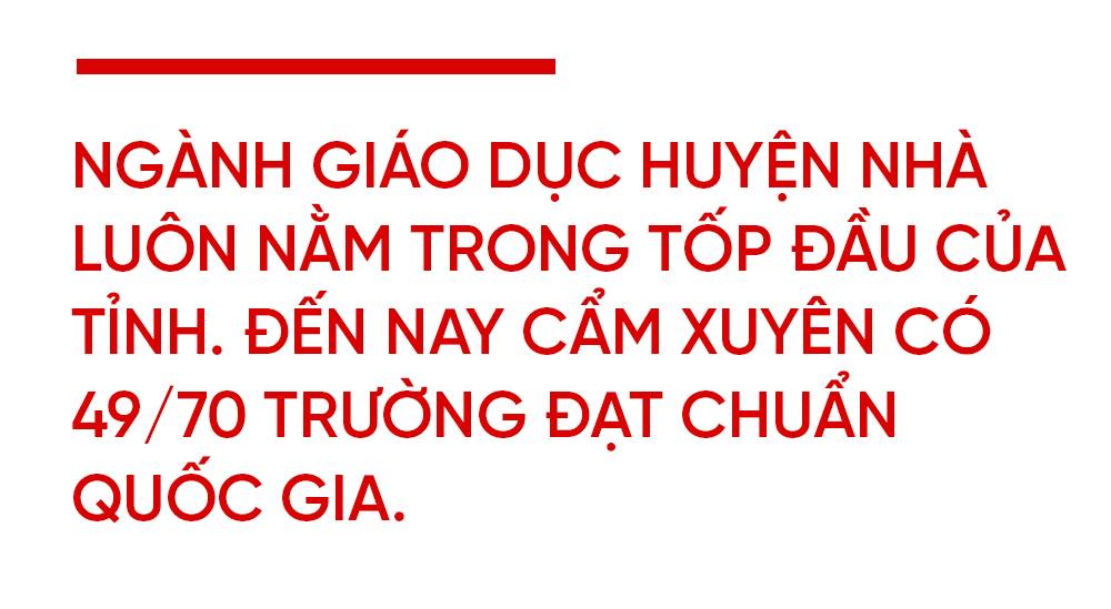 Phát huy truyền thống 180 năm, xây dựng huyện Cẩm Xuyên phát triển nhanh và bền vững ảnh 18 Phát huy truyền thống 180 năm, xây dựng huyện Cẩm Xuyên phát triển nhanh và bền vững