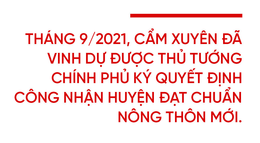 Phát huy truyền thống 180 năm, xây dựng huyện Cẩm Xuyên phát triển nhanh và bền vững ảnh 14 Phát huy truyền thống 180 năm, xây dựng huyện Cẩm Xuyên phát triển nhanh và bền vững