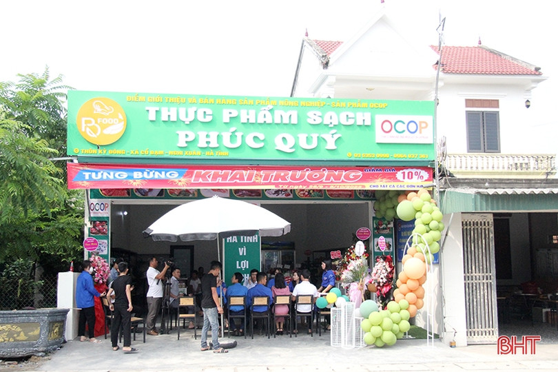 Ra mắt cửa hàng sản phẩm OCOP do thanh niên làm chủ ở Nghi Xuân
