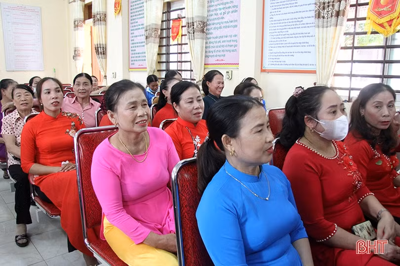 Ra mắt CLB phụ nữ sống tốt đời, đẹp đạo đầu tiên ở Nghi Xuân