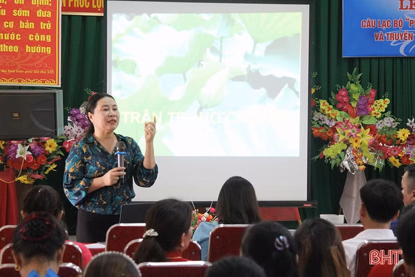 Ra mắt CLB phụ nữ sống tốt đời, đẹp đạo đầu tiên ở Nghi Xuân