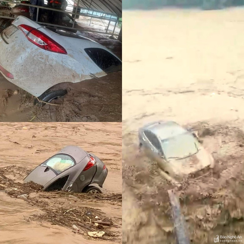 Bản làng tan hoang sau cơn lũ dữ ở Kỳ Sơn