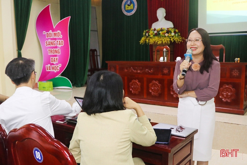 Bồi dưỡng phương pháp giảng dạy cho gần 200 cán bộ, giáo viên tiểu học ở Hà Tĩnh