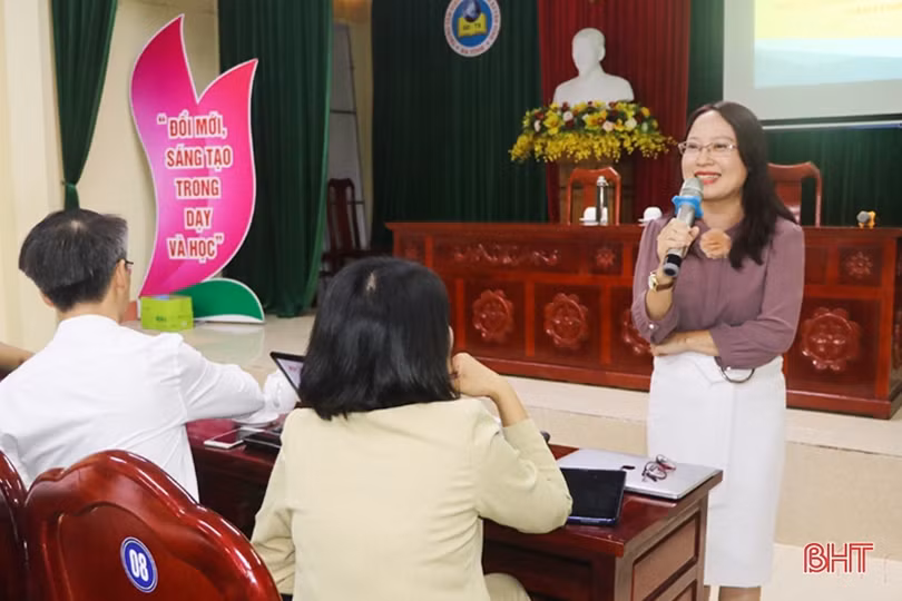 Bồi dưỡng phương pháp giảng dạy cho gần 200 cán bộ, giáo viên tiểu học ở Hà Tĩnh