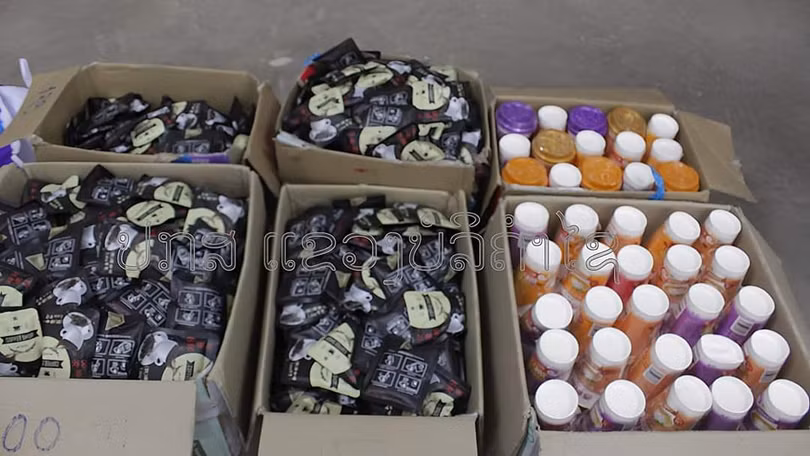 Tỉnh của Lào giáp Hà Tĩnh thu giữ số lượng lớn hỗn hợp cà phê trộn ma túy