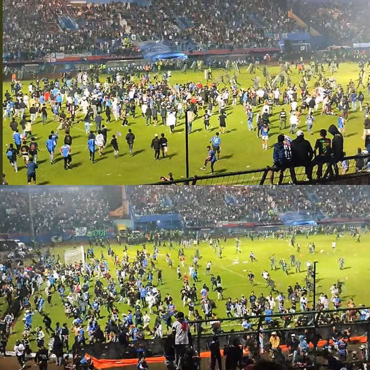 129 người chết trong bạo loạn tại trận đấu bóng đá ở Indonesia