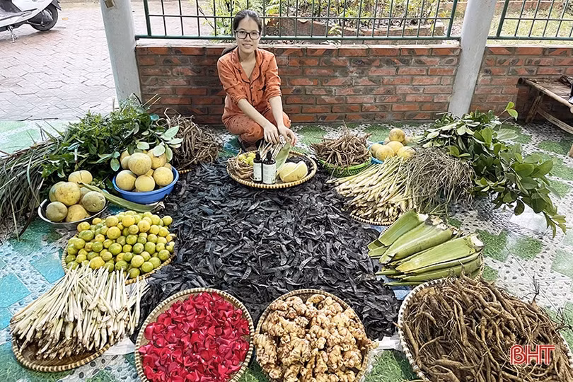 9X Cẩm Xuyên khởi nghiệp thành công với các sản phẩm chiết xuất từ thảo mộc