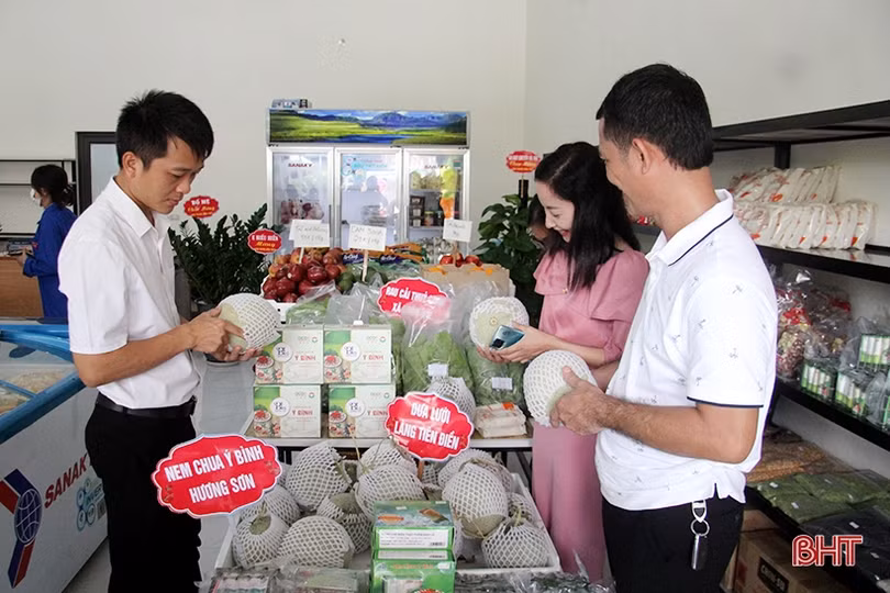 Ra mắt cửa hàng sản phẩm OCOP do thanh niên làm chủ ở Nghi Xuân