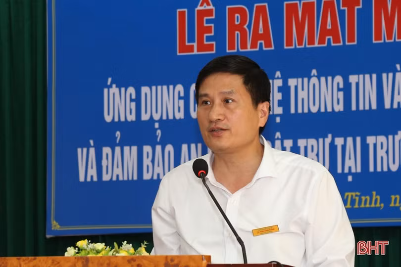 Trường Cao đẳng Y tế Hà Tĩnh ra mắt mô hình ứng dụng công nghệ quản lý sinh viên, đảm bảo ANTT