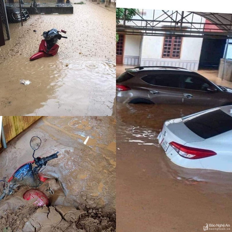 Bản làng tan hoang sau cơn lũ dữ ở Kỳ Sơn