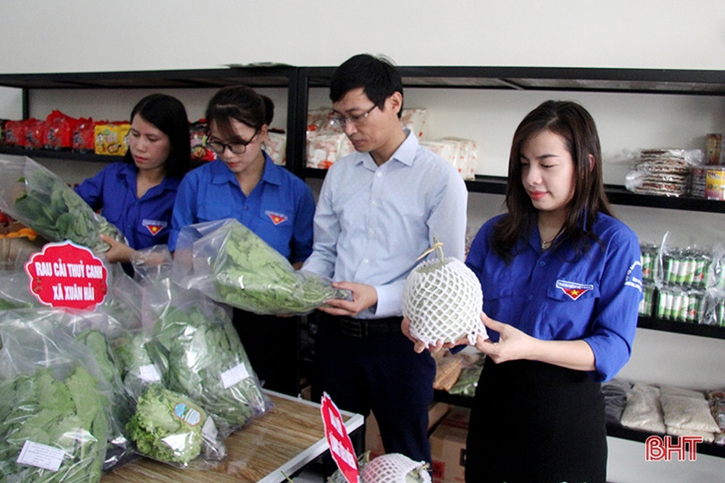 Ra mắt cửa hàng sản phẩm OCOP do thanh niên làm chủ ở Nghi Xuân