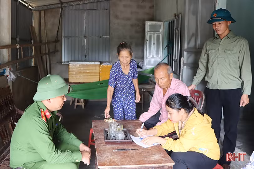 Cẩm Xuyên khẩn trương khắc phục tình trạng sạt lở đất