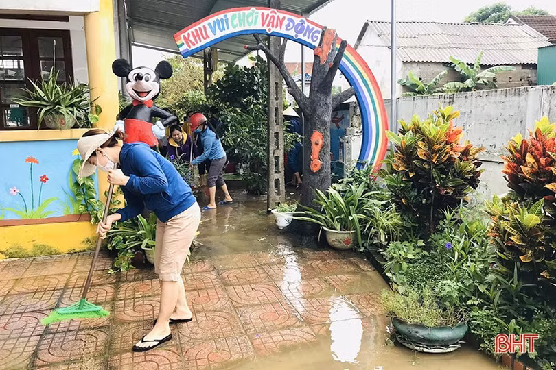 Hương Sơn: Nước rút tới đâu, dọn dẹp tới đó, sẵn sàng đón học sinh trở lại trường