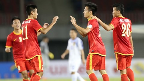 U23 Việt Nam sẵn sàng đánh bại nhà ĐKVĐ SEA Games - Ảnh: Đức Cường