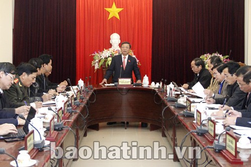 Chủ tịch UBND tỉnh Võ Kim Cự: cả hệ thống chính trị cần tập trung thực hiện các nhiệm vụ KTXH-QPAN năm 2014