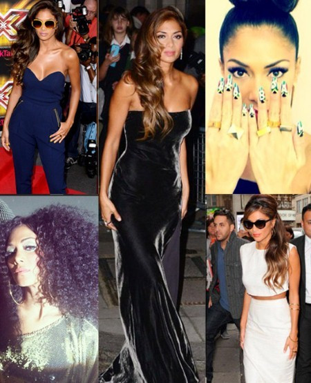 Nữ ca sĩ Nicole Scherzinger nổi tiếng là người chăm sóc hình ảnh kỹ lưỡng từ kiểu tóc, trang điểm, móng tay khi xuất hiện tại các sự kiện.