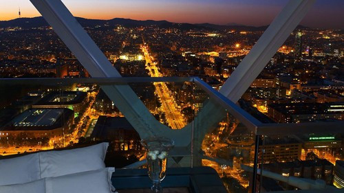Thiên đường về đêm ở Barcelona.