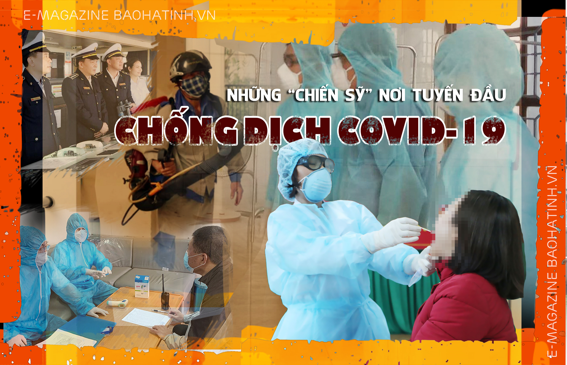 Những “chiến sỹ” nơi tuyến đầu chống dịch Covid-19 ở Hà Tĩnh