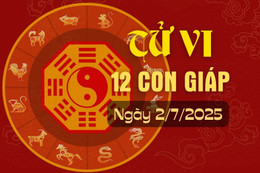 Tử vi hàng ngày - Tử vi 12 con giáp hôm nay ngày 2/7/2025.