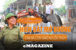 Niềm vui hiến đất mở đường của bà con giáo xứ Lộc Thủy