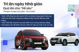 Hyundai Hà Tĩnh khuyến mãi tháng 11: Tri ân ngày nhà giáo - quà lớn cho “xế yêu”