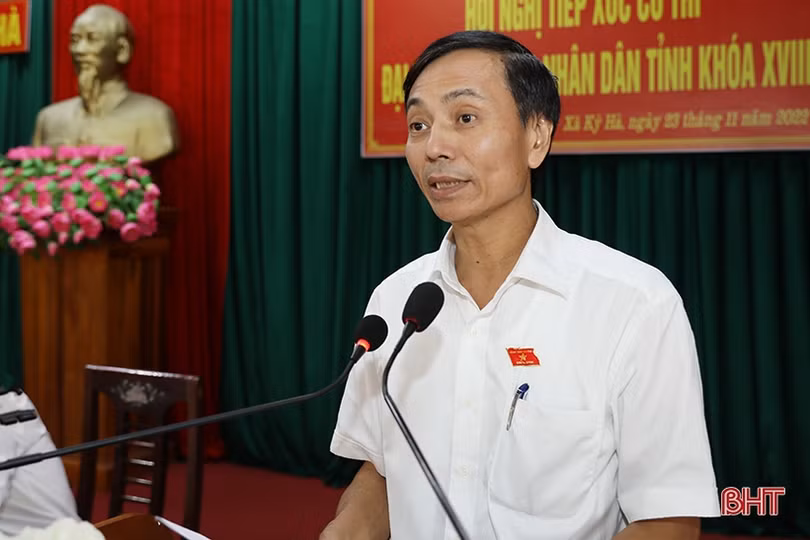 Cử tri các địa phương Hà Tĩnh phản ánh nhiều vấn đề bức thiết ở cơ sở
