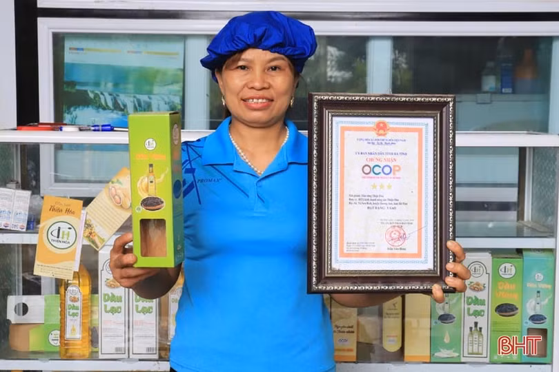 Từ đại lý thu mua nông sản trở thành nhà sản xuất sản phẩm OCOP 3 sao